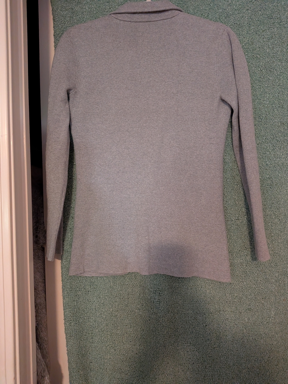 J.Crew Light Gray Knit Two-Button Blazer - Picture 3 of 5